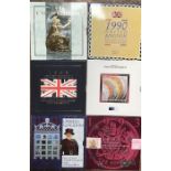 Royal Mint Brilliant Uncirculated Year Sets of 1990, 1991, 1993, 1994, 1995 and 1996. (6)