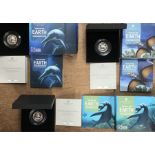 Royal Mint 2021 Silver Proof Coins in Original Cases with Certificate of Authenticity 3 x Tales of