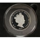 Tristan Da Cunha Proof Commemorative £20 Coin Clad in Ruthenium with Gold Finish of the Royal Flying