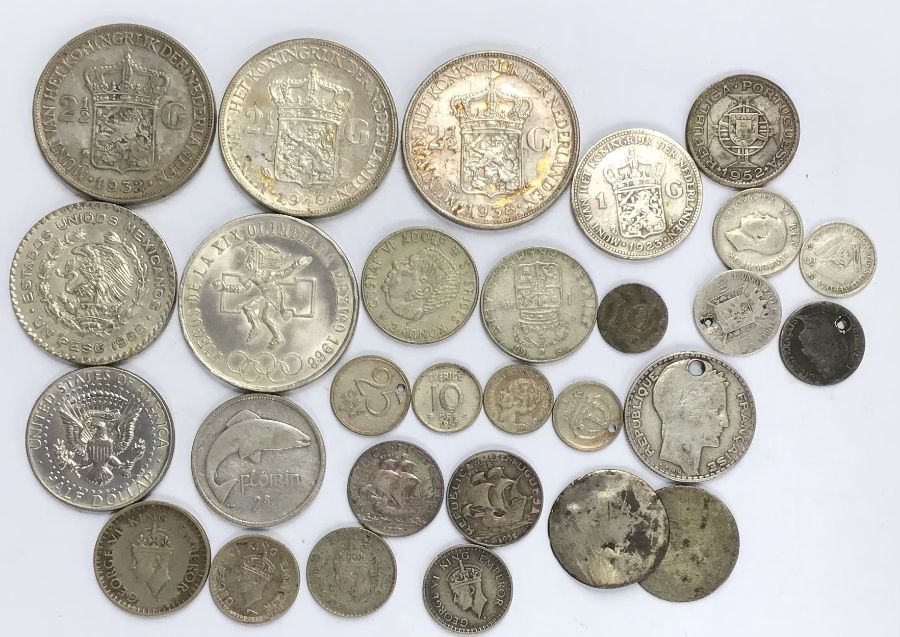 Collection of World Silver coins. - Image 2 of 2