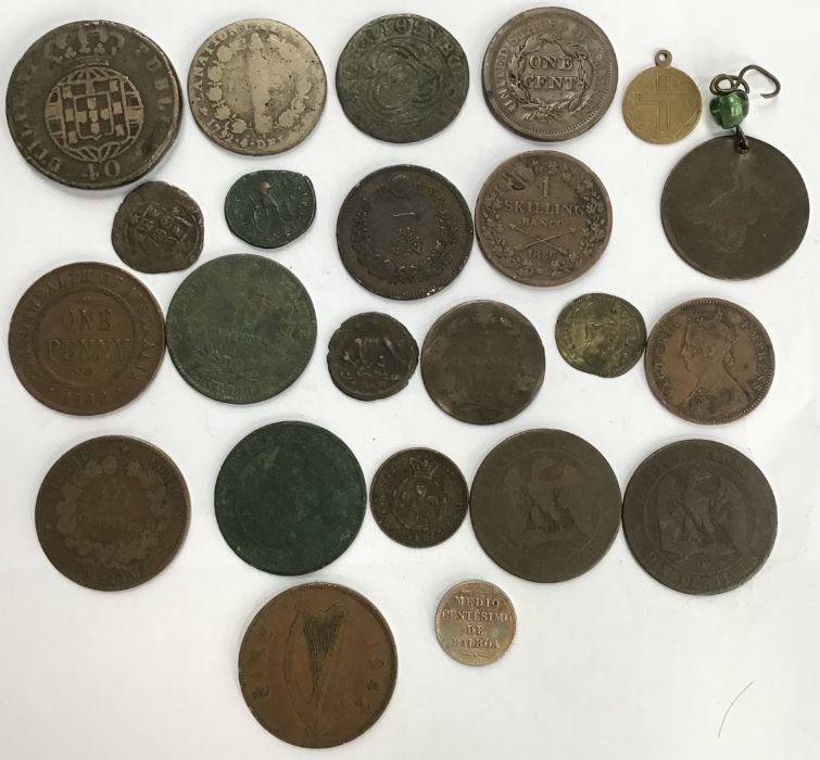 Collection of World Coins includes Portugal, France, USA and others. - Image 2 of 2