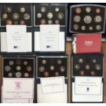 Royal Mint Proof year sets all In Original Presentation Case with Certificate of Authenticity,