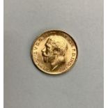 George V 1912 half Sovereign.