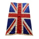 Large early 20 mid 20th century union jack flag, wool (1) 192  by 123 cm aprox