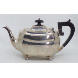 Silver teapot , hallmarks for Chester 1904 total weight 498 grams