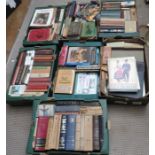 Large quantity of miscellaneous books in 7 boxes covering a wide range of subjects