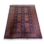 A handmade and hand knotted indian rug from NCE (Le-Meridien Hotel, New Delhi) aprox size is 5 by