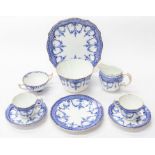 Collection of Royal Crown Derby early 20th Century Blue Mikado and another blue and white to include