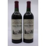 Two Bottles Of Chateau Lynch - Bages 1966