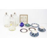 Early 20th Century Ducal tea wares, three glass bottles and other Continental wares