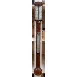 Davies of Derby stick barometer, c 1810