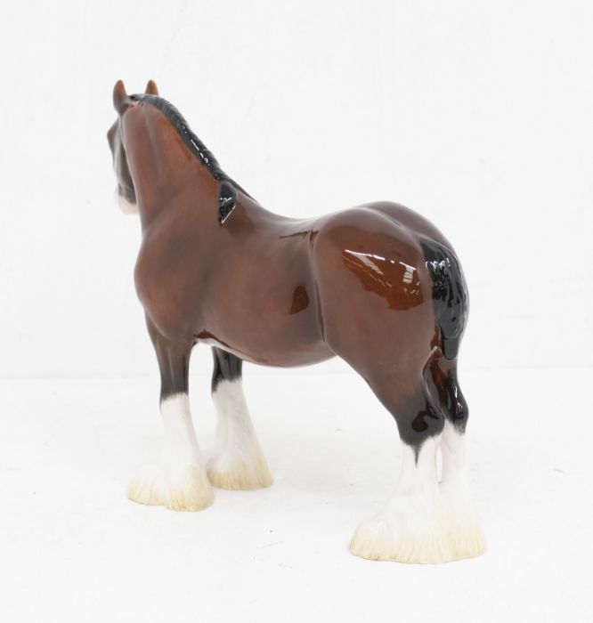 Boxed John Beswick hand-painted Shire Horse - Image 2 of 3