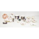 Collection of Royal Crown Derby china wares, Posie and 7427 pattern
