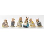 Six unboxed Royal Doulton Brambly Hedge figures