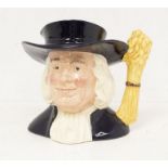 Royal Doulton Character Jug of Mr Quaker, 1984 with certificate. 2781 of 3500. Size: 19cm H  In good