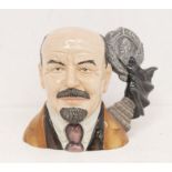 Royal Doulton Prototype character jug of Vladimir Lenin. Height approx 18cm. No signs of damage or