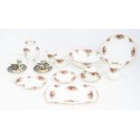 Large collection of Royal Albert Old Country Roses along with Royal Albert Moonlight Roses and