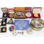 A collection of coins, to include a small collection of pre 20 & pre 47 silver coins, 1811 Cornish