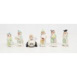 Six boxed Beswick small clown / snowmen figures