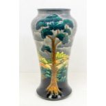 Moorcroft pottery; After the Storm, a large proportion 20" high approx limited edition vase,