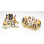 Two large boxed Royal Doulton Winnie the Pooh Figures