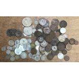 British and World Coins, includes quantity of part silver world coins.
