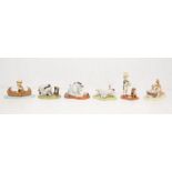 Six Boxed Royal Doulton Winnie the Pooh Figures.