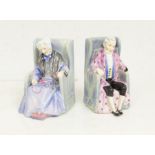A pair of early 20th Century Royal Doulton figurines Joan and Darby