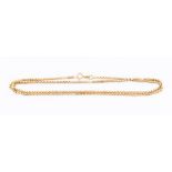 A 9ct gold box link chain necklace, length approx 22'', weight approx 11.6gms   Further details: all