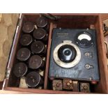 1930s Standard Radio Wave Meter, type R 502, serial no 74, by Standard Telephone and Cables Ltd,