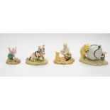 Four boxed Royal Doulton Winnie the Pooh