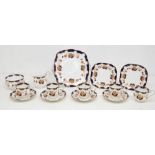 A Royal Albert Crown China pattern no: 7811 twelve piece tea service to include: cups, saucers,