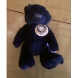 Charlie Bears 6” Black Columbus Travel teddy bear with tags and labels TB 2011004 (1)