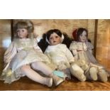 Modern Porcelain Artist dressed elaborate outfits dolls (3)