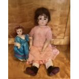 Kammer & Reinhardt 117 reproduction artist doll 24” finely made in beautiful condition with a soft