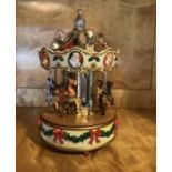 Vintage Boxed Carousel Rotating mechanism musical toy with plug & cable ( unused and untested)