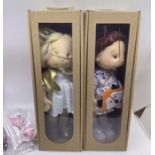 Lullu Dolls ; 100% Handmade artist dolls  with extraordinary attention to detail c 15”  a blonde and