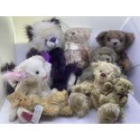 Vintage mix selection of Teddy bears variety of Makes (8)