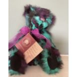 Charlie Bears smudge Teddy Bear CB 6470080 Heather Lyell Design.(1)