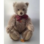 Original Large Steiff German teddy bear Champagne colour 010958 22” tall; excellent condition.