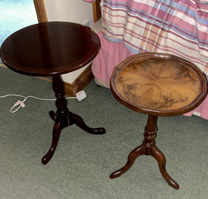 A late Victorian mahogany butler tray; two side tables (3) ***Offsite Location*** - Image 2 of 2