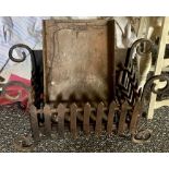 A 19th Century cast iron fire grater ***Offsite Location***