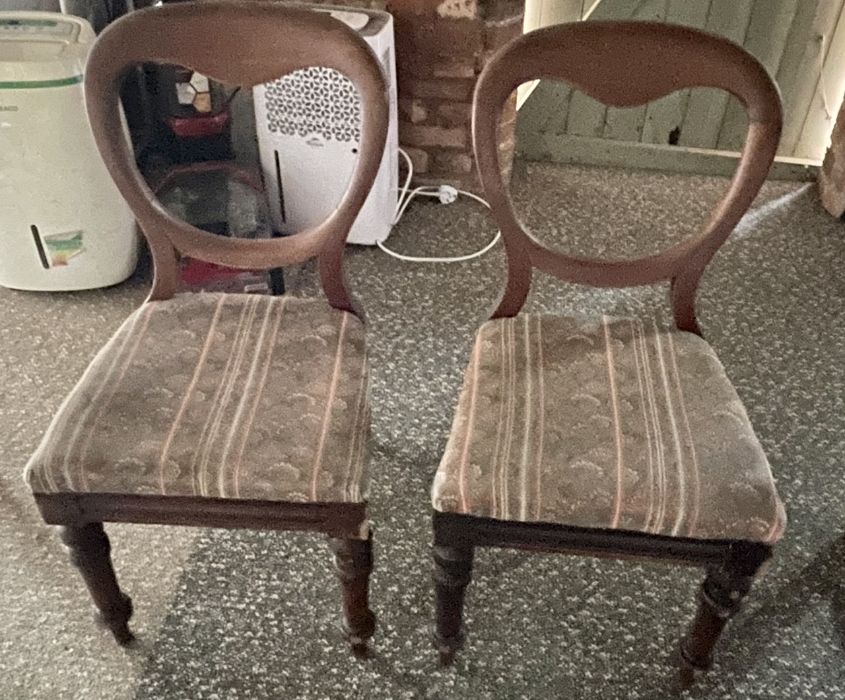 A variety of Victorian and Edwardian chairs. ***Offsite Location*** - Image 2 of 4