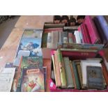 Collection of books to include royal family books , 2 Bibby's annuals for 1916 and 1922 and other