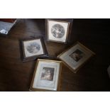 Collection of four stipple engravings comprising: Delia in Town & Delia in Country, a pair, engraved