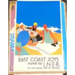 Railway Interest. Mixed collection comprising: three National Railway Museum posters: East Coast