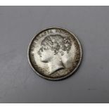 1878 Queen Victoria shilling third head, excellent EF condition