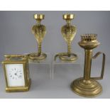 A group of nineteenth and twentieth century brass wares. To include: a Cooke and Kelvey of