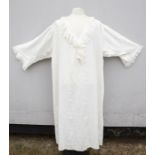 A cotton lawn nightdress also recently found in a house on the Isle of Wight bearing the monogram