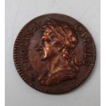 1672 Charles II Farthing, EF condition